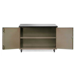 Mobile Storage Bench With Trailer Mounting