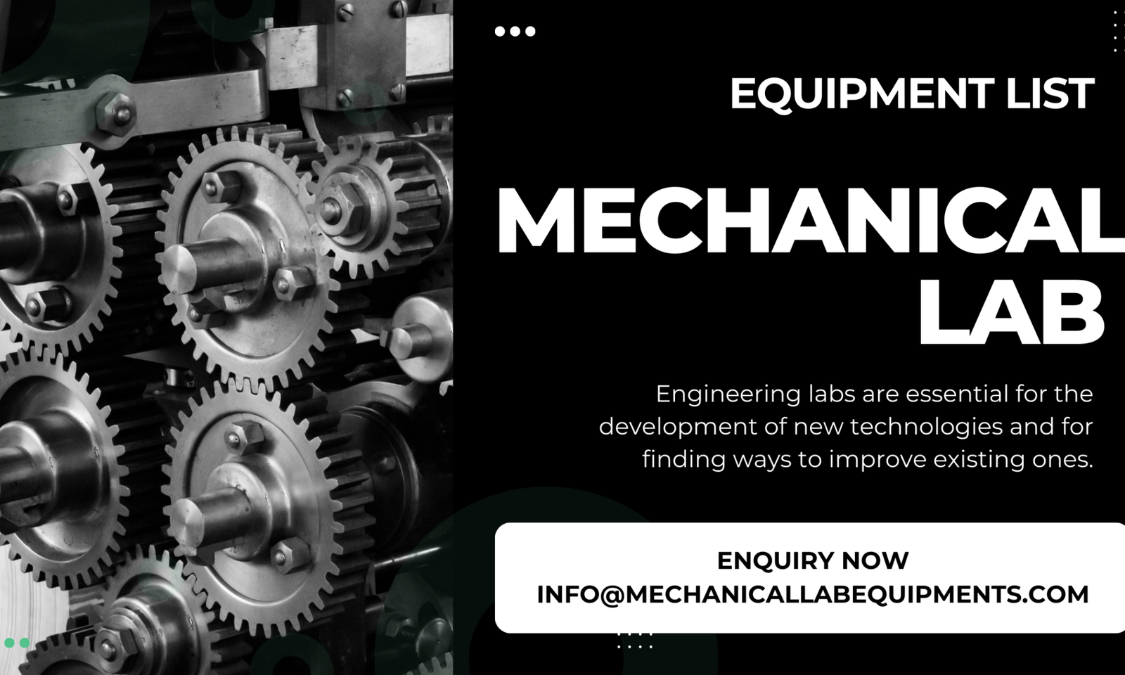 Mechanical Engineering Lab Equipment